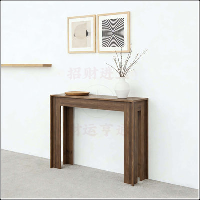 62.99-Inch Extra-Long Entryway Table, Farmhouse Style Sofa Table for Tidy and Organized Living Spaces by Latitude Run