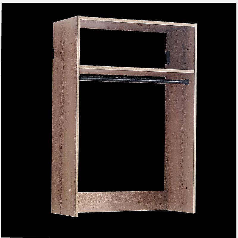 Système de placard en bois Devi, Chêne