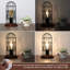 Lampe de table à contrôle tactile, lampe de chevet industrielle à intensité variable à 3 voies, petite table de chevet en métal rétro, lampes de table Steampunk pour chambre à coucher, salon, cuisine (ampoule incluse)