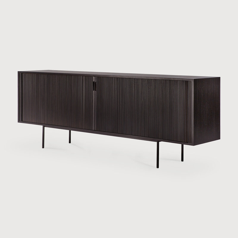 Roller Max 88.1'' W Solid Wood Sideboard, Brown