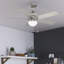 Ventilateur de plafond standard à 5 pales 44 "avec lumières Rogers-62373653