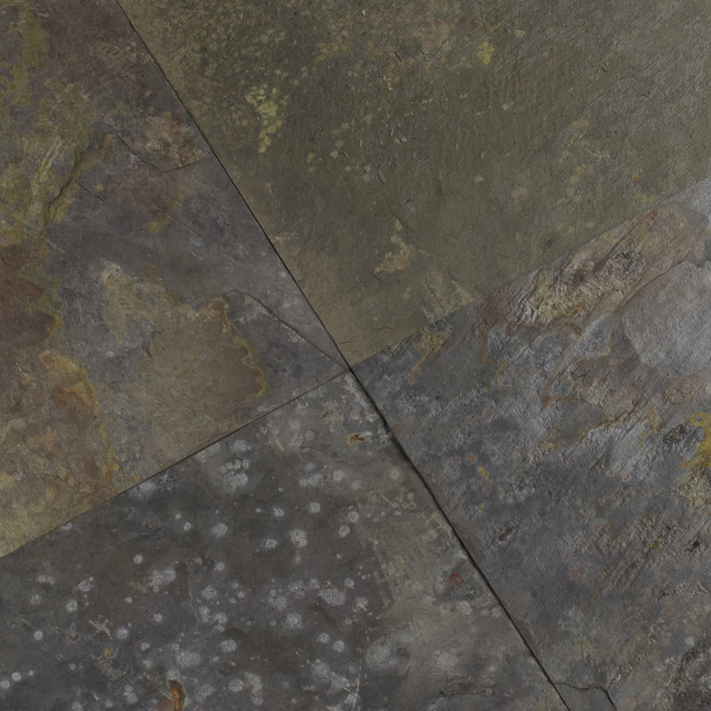 Carreau de plancher et de mur en ardoise calibré 24 po x 24 po California Gold California
