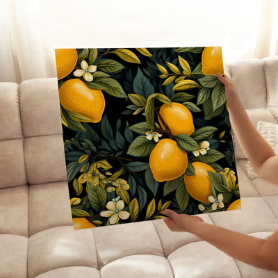 «Food and Kitchen Lemon Dreams XVIII», reproduction d'art moderne sans cadre