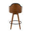 Tabouret de comptoir pivotant de 26 po Murrieta-32650384