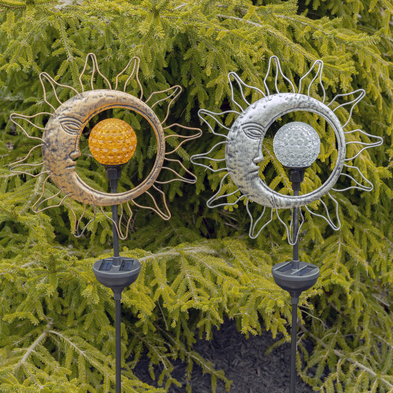 Ensemble de piquets de jardin 2 pièces Keilani