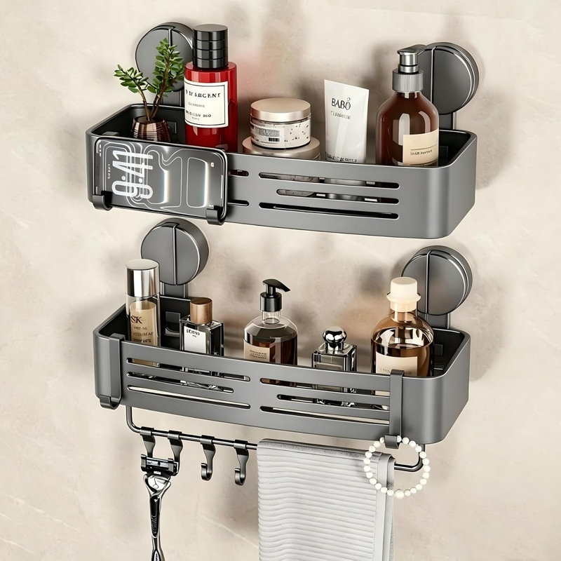 Shower Caddy Suction Shower Shelf
