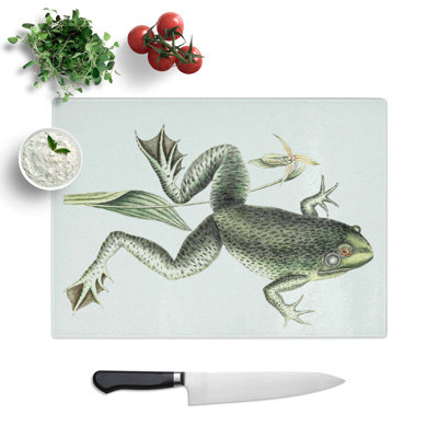 Tempered Glass Bull Frog Chopping Board