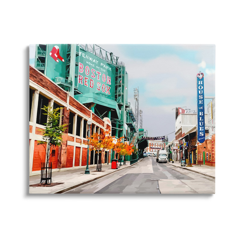 «Fenway Park Boston Cityscape» par Emily Kalina, H 30 po x l 40 po x P 1,5 po