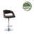 Brewton Swivel Adjustable Height Bar Stool-946146812