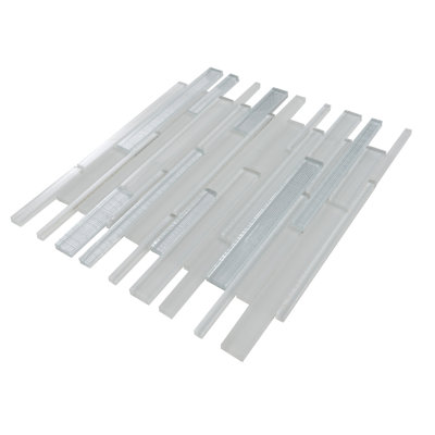 11.8" x 12.2" Glass Mosaic Tile