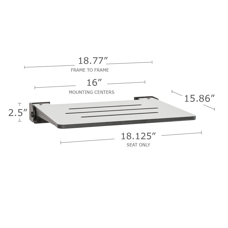 Banc de douche pliable SlimLine