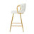Modern Design High Stool Legs Kitchen Dining Linen Bar Chair,Suitable For Cafe Bar Restaurant,Set Of 2-441315173