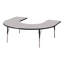 Table d'activité 60 "x 66" en forme de T avec pieds réglables-580520418-592723504-538156477