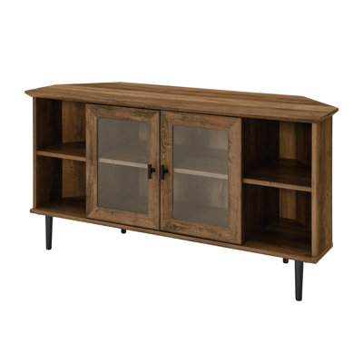 Clinton Unfinished Corner TV Stand for TVs up to 55"