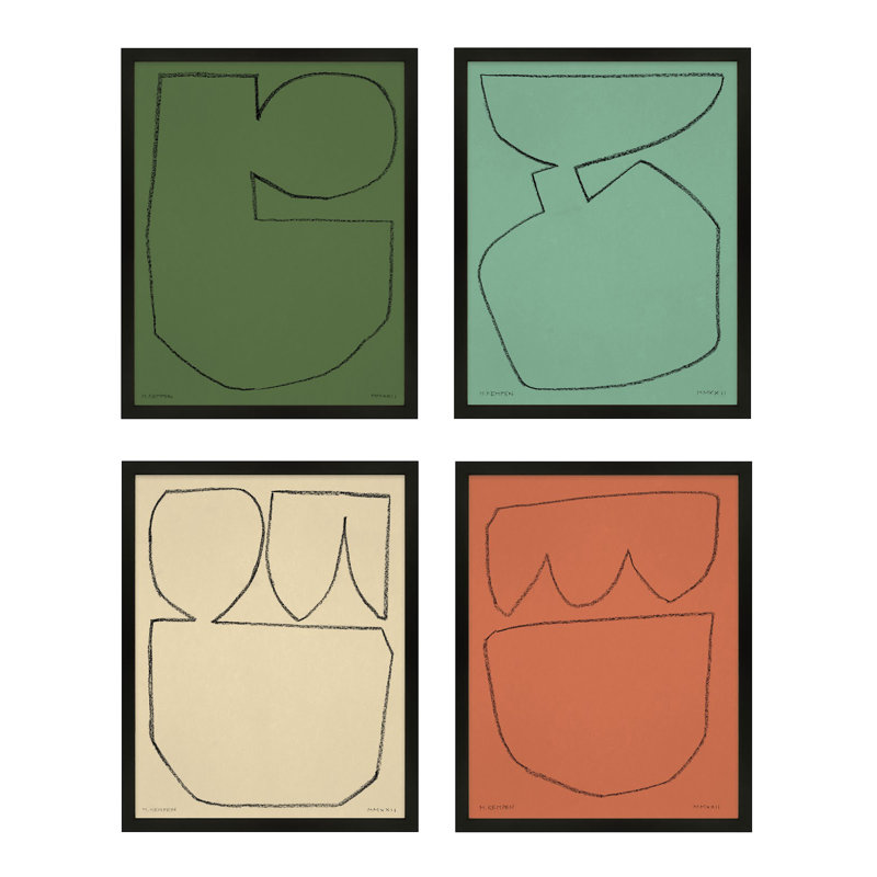 Earth 2 Print by Michael Kempen, Black, 20" H x 16" W x 1.25" D