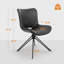 Chaises de salle à manger pivotantes rembourrées-343051968