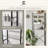 Over The Toilet Storage, 4-Tier Bathroom Organizer, Freestanding Toilet Shelf, Multifunctional Space Saver Toilet Rack With 4 Hooks, Laundry Organizer, Plant Stand For Balcony (Rustic Oak)-632215192