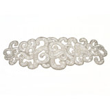 Silver Lace Motif Runner