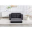 Canapé-lit convertible, canapé-lit double extensible, canapé-lit convertible 2 en 1, canapé-lit escamotable avec coussins pour le salon de la chambre à coucher-1757880703