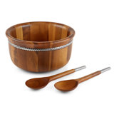 Nambe Braid Round Salad Bowl