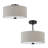 Middlesbrough Fabric Flush Mount-1217143871-1252976671