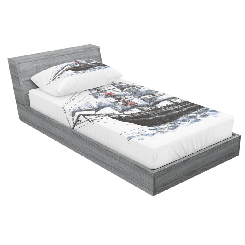 Microfiber Sheet Set, Twin XL Sheet Set with Fitted Sheet