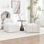 Fauteuil d'appoint rembourré sans accoudoirs-384627642