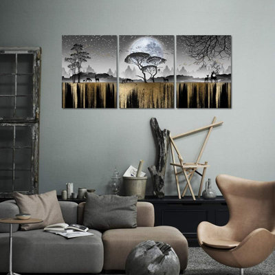3 Piece Wrapped Canvas Print