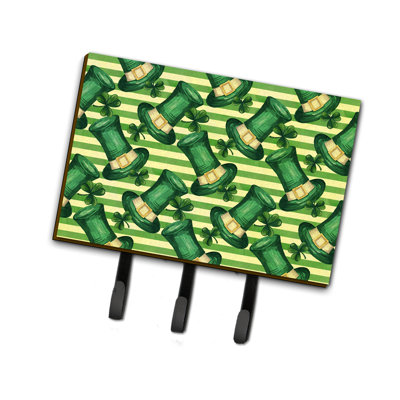Metal Wall Organizer with Key Hooks