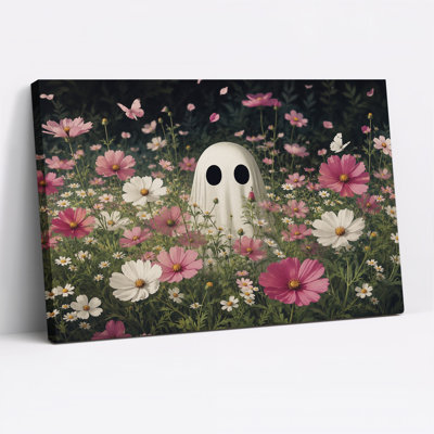 Art mural sur toile, "White Ghost In"