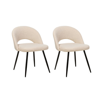 Millau 46cm H Upholstered Metal Spindle Side Chair