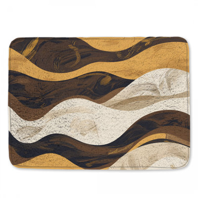 Tapis de bain Wavy Earthy