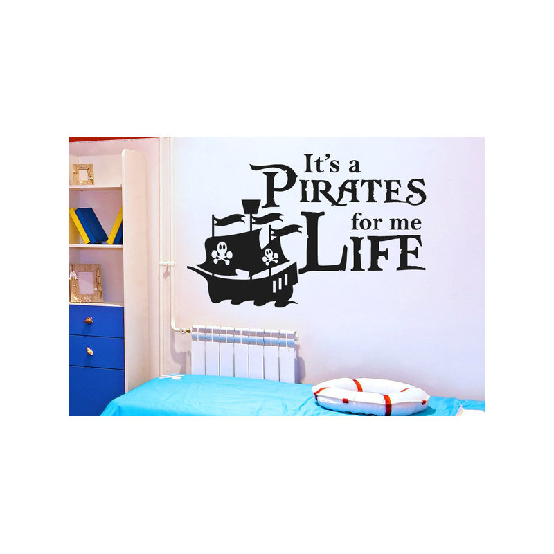 Non-Wall Damaging Wall Decal, Medium, Black