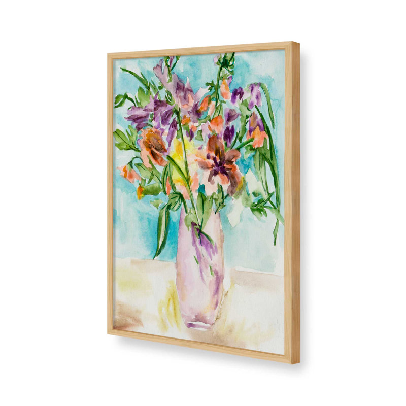 «Petals Unraveled I» par Melissa Wang, reproduction d'art sur toile, H 24 po x l 18 po, Encadrement ouvert sans papier mat