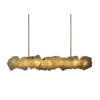 Lustre clair en quartz clair Petra II