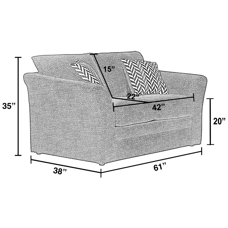 Ingles Loveseat