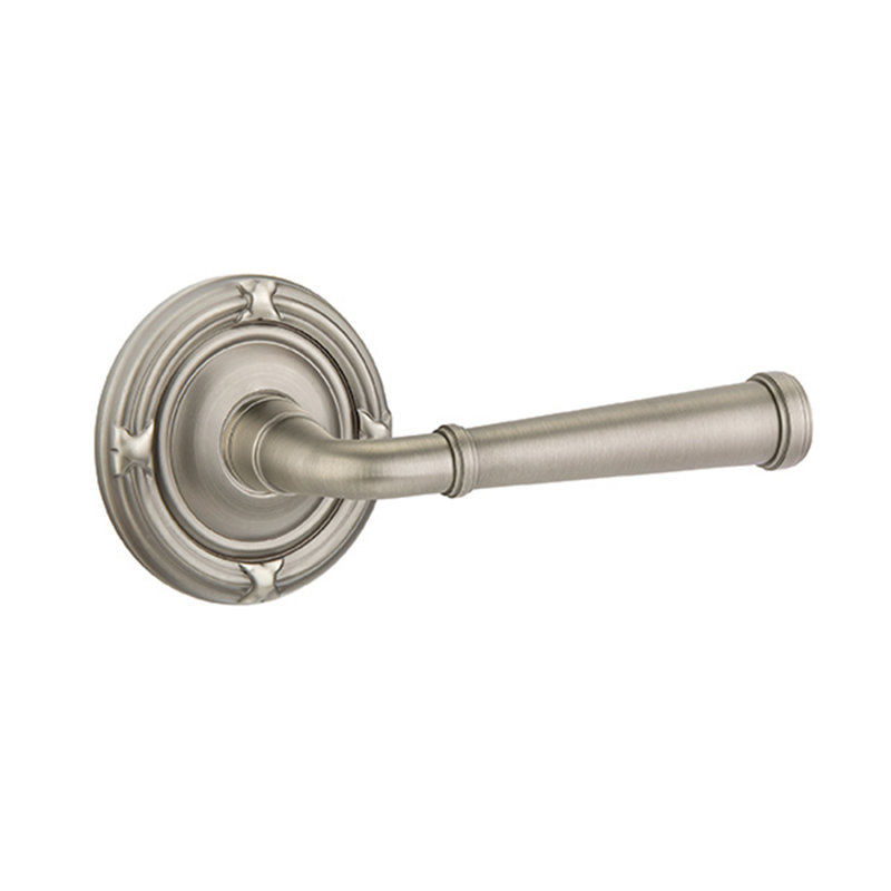 Poignée de porte avec rosette Merrimack, Droite, Nickel antique