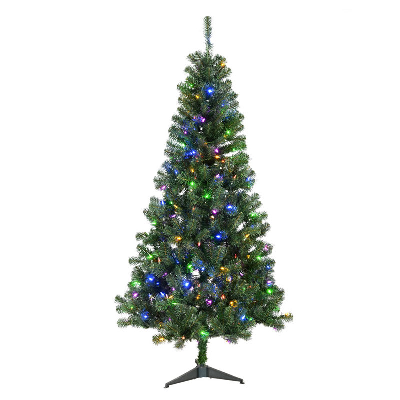 Bellingham 182.88cm H Lighted Artificial Pine Christmas Tree