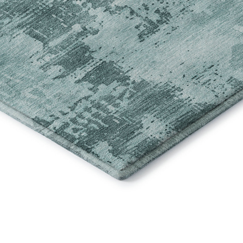 Premium Machine Washable Cortes AMF1062 Abstract Rug, Runner 2'3" x 7'6"