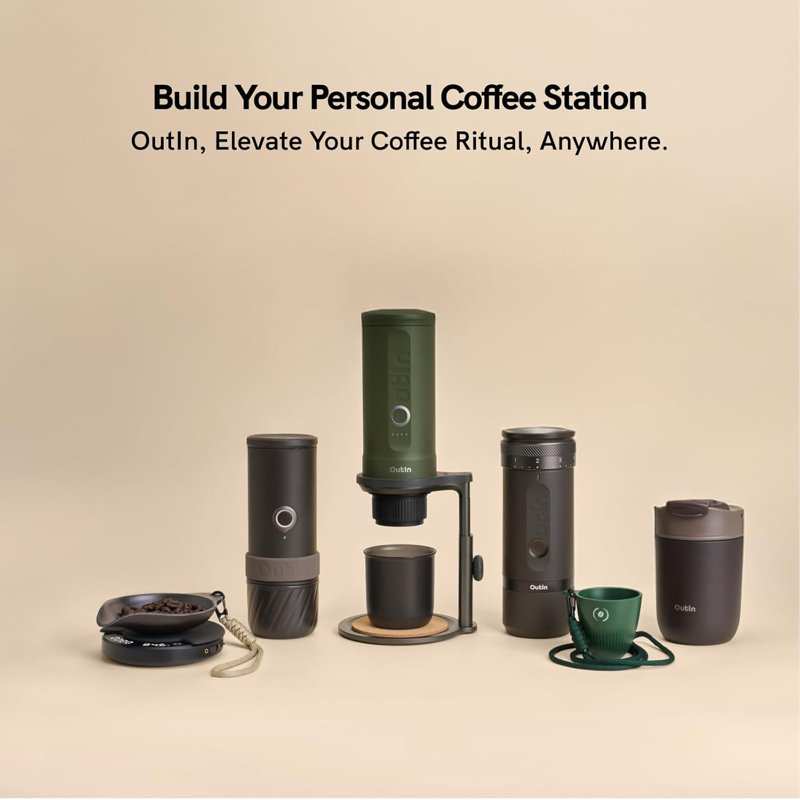 OutIn Universal Coffee Stand with Cork Pad