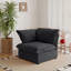 Chaise rembourrée en velours de lin Fairford-678423600