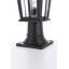 Lampadaire d'extérieur noir de 7 pouces Joelle