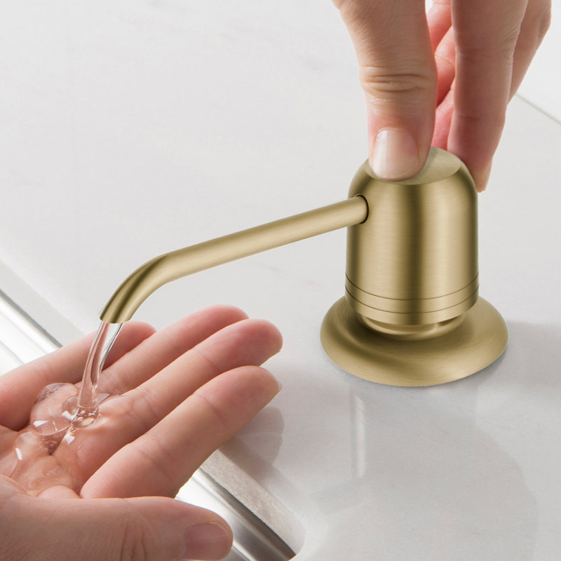 Soap Dispenser, Brushed Gold
