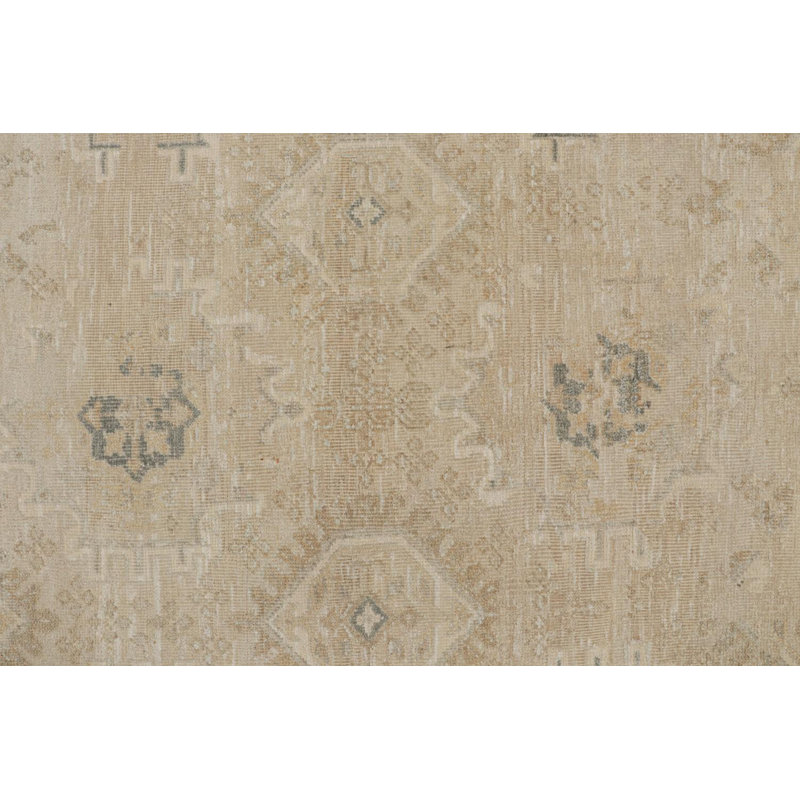 Oushak Hand Knotted Silk Floral Area Rug, Rectangle 5' x 7'