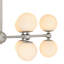 Lustre en nickel brossé 12 lumières Nonah-575379869