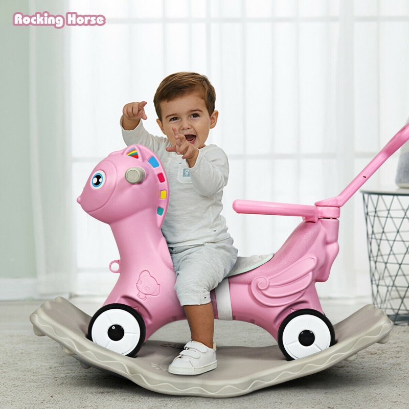 Rolande Rocking Horse, Pink
