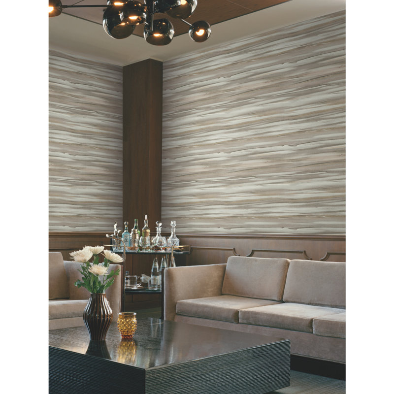 Abstract Wallpaper Roll by Candice Olson, Neutral