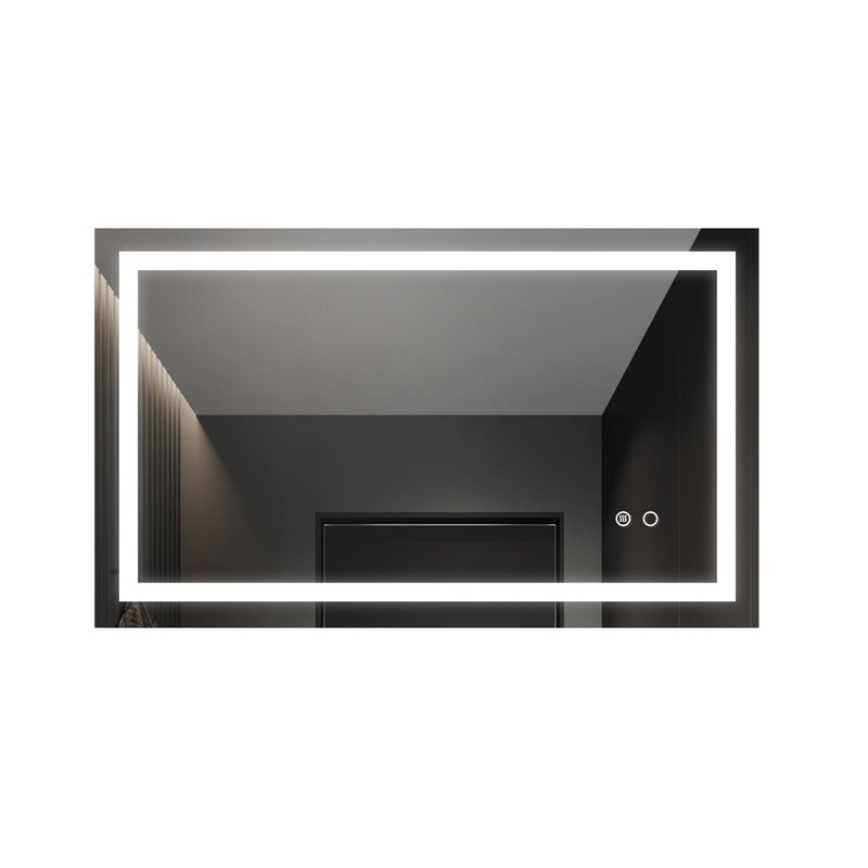 Burghardt Flat Wall Mirror, 24" x 40"