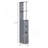 54" Tall Bathroom Storage Cabinet, Freestanding Linen Tower With 2-Tier Shelf And Drawers, Narrow Side Floor Organizer, Grey-297209057