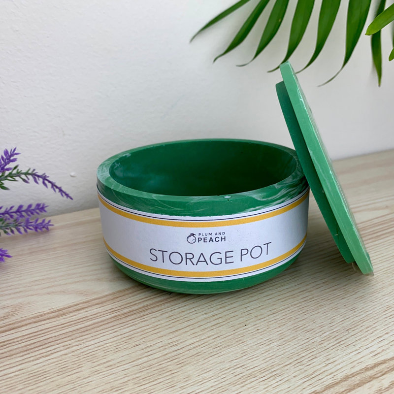 Storage Pot, Green